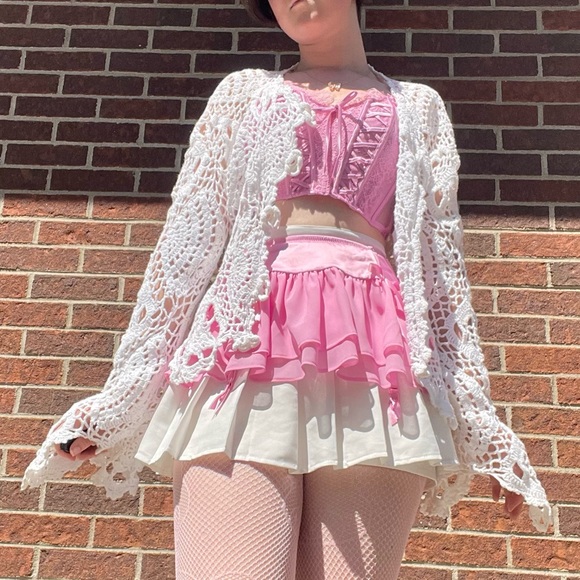 SOLD Crochet fairycore cardigan - Picture 9 of 15